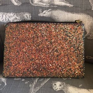 Madewell Glitter pouch
